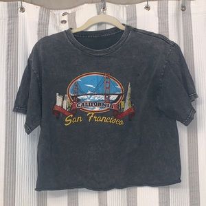 Brandy Melville cropped tee California San Francisco